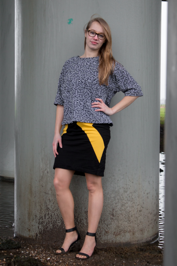 Graphic Art Knipster outfit by Sewingridd