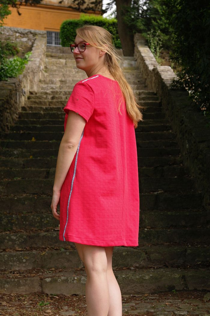 Modern A-line dress by Sewingridd