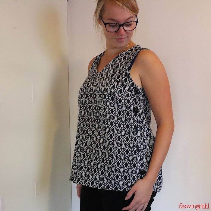 Freshly rereleased Tula dress pattern by Laela Jeyne Patterns, sewn by Sewingridd
