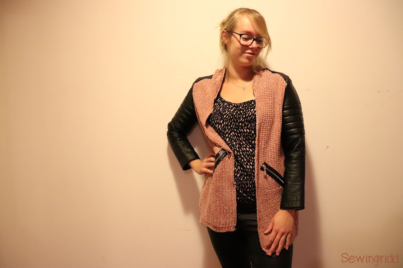 Refashioned cardigan by Sewingridd - The refashioners 2018