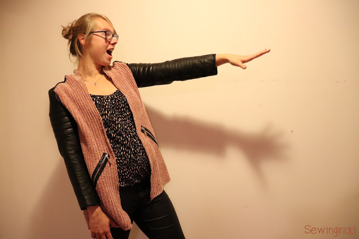 Refashioned cardigan by Sewingridd - The refashioners 2018