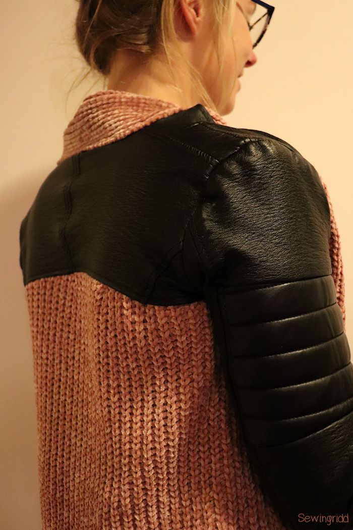 Refashioned cardigan by Sewingridd - The refashioners 2018