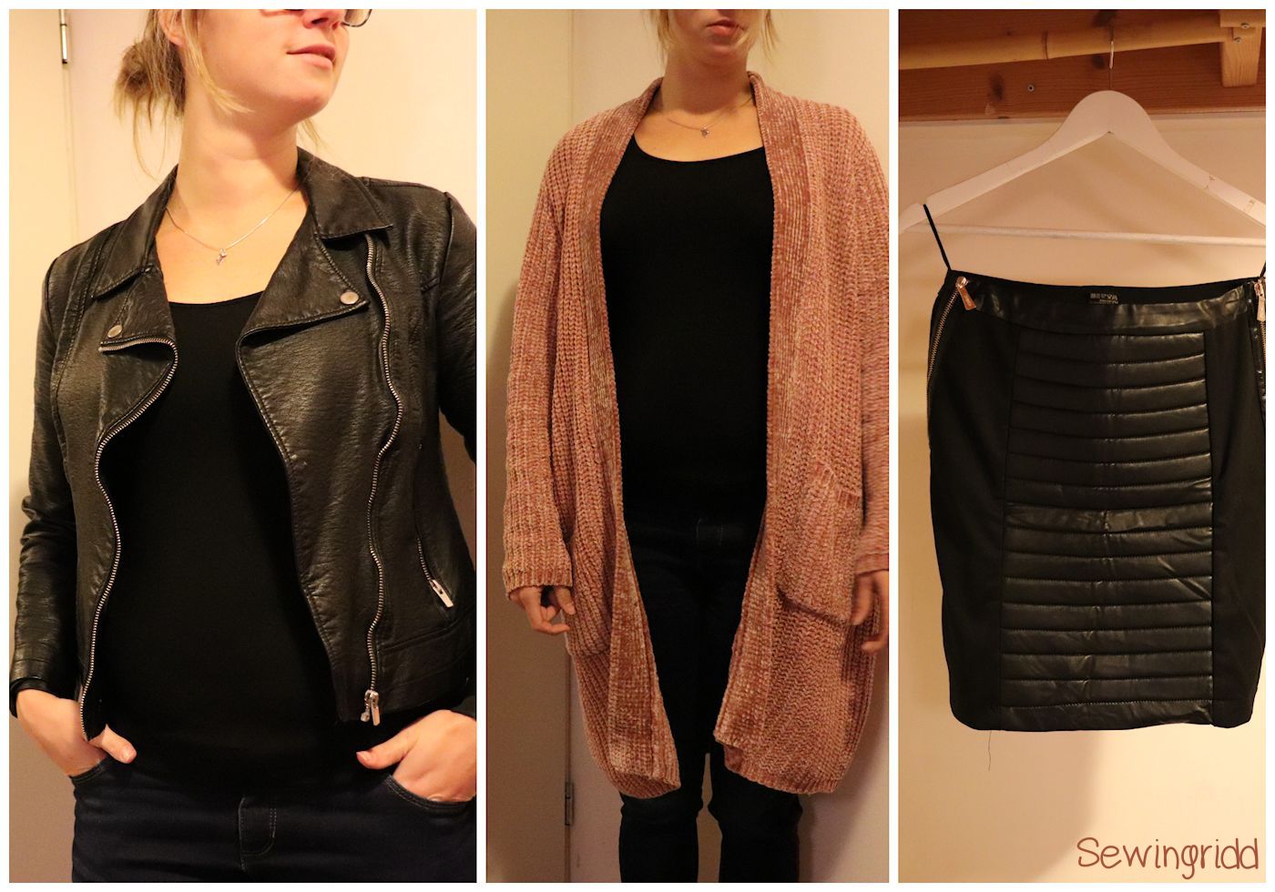 Before - Refashioned cardigan by Sewingridd - The refashioners 2018