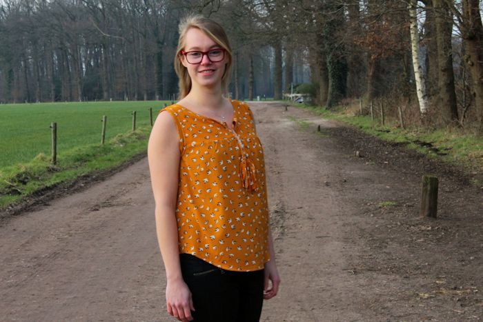 Valetta top by Blank Slate Patterns sewn by Sewingridd