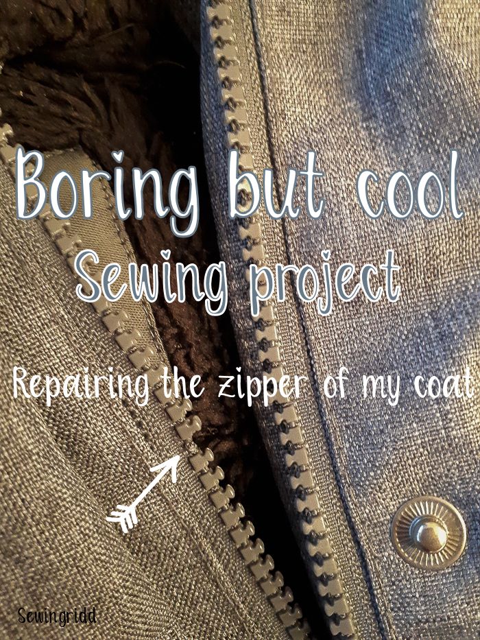 Boring zipper repair is actually quite cool and easy - Blog by Sewingridd