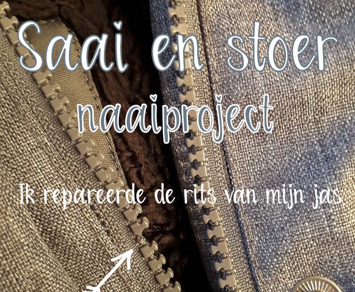 Een saaie rits reparatie is eigenlijk best makkelijk en stoer! - Blog door Sewingridd