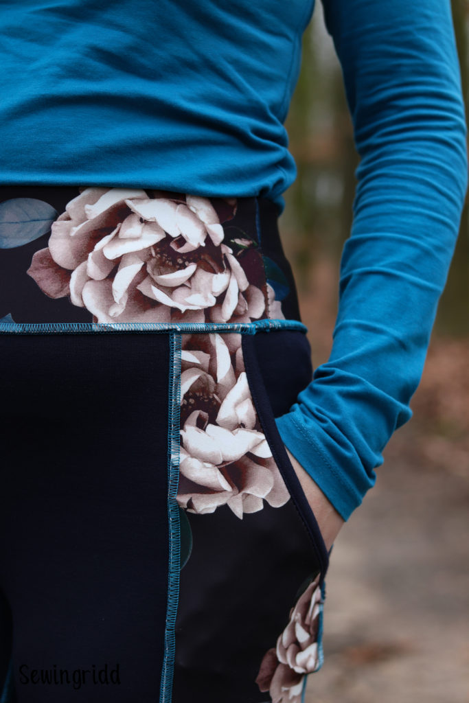 Horseriding leggings sewn by Sewingridd