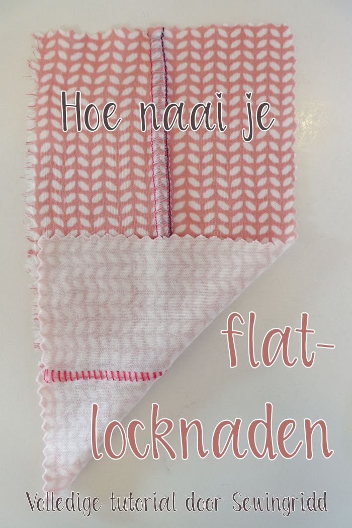 Tutorial on how to sew flat felled seams (flatlock) by Sewingridd