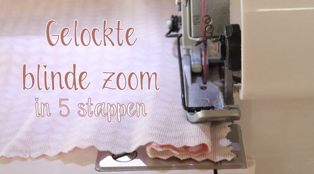 Tutorial on how to sew serged blind hems in just 5 steps by Sewingridd