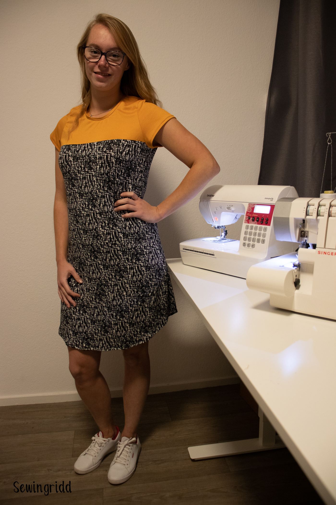 Maple T-shirt Dress from Petite Stitchery & co sewn by Sewingridd