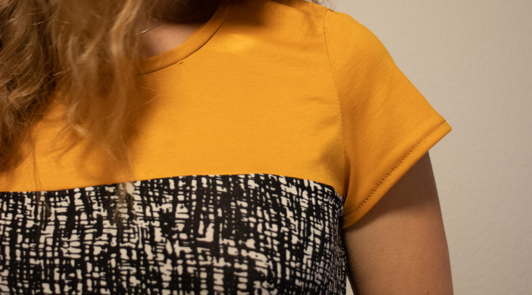 Maple T-shirt Dress from Petite Stitchery & co sewn by Sewingridd