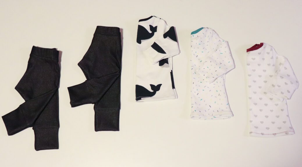 Baby clothes sewn by Sewingridd