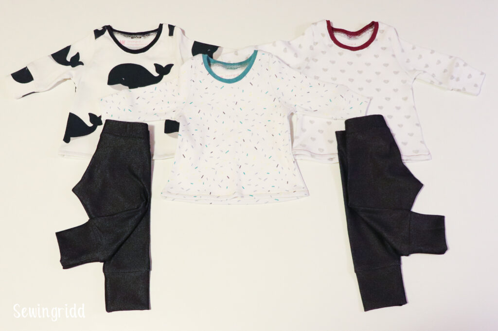 Baby clothes sewn by Sewingridd