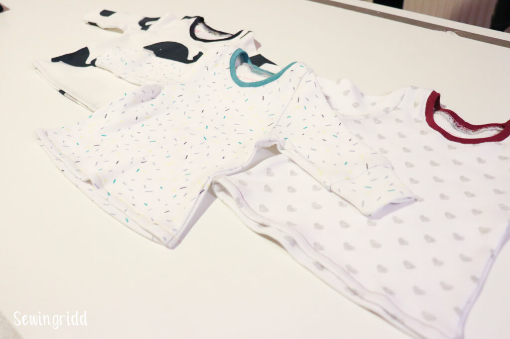 Baby clothes sewn by Sewingridd
