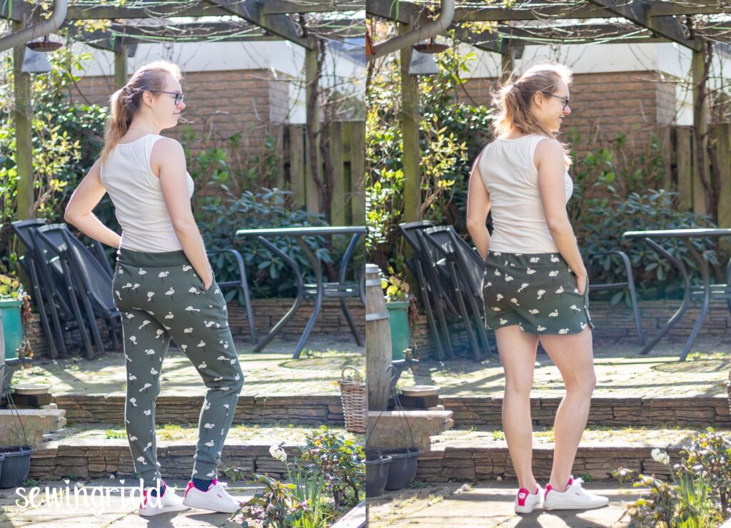 Mini & Maxi - Skye Joggers and Barton Shorts by Blank Slate Patterns, Sewn by Sewingridd