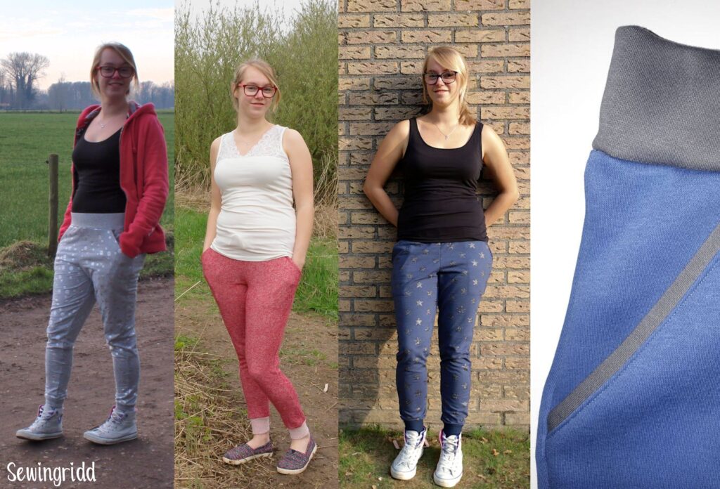 Skye Joggers by Blank Slate Patterns, Sewn by Sewingridd