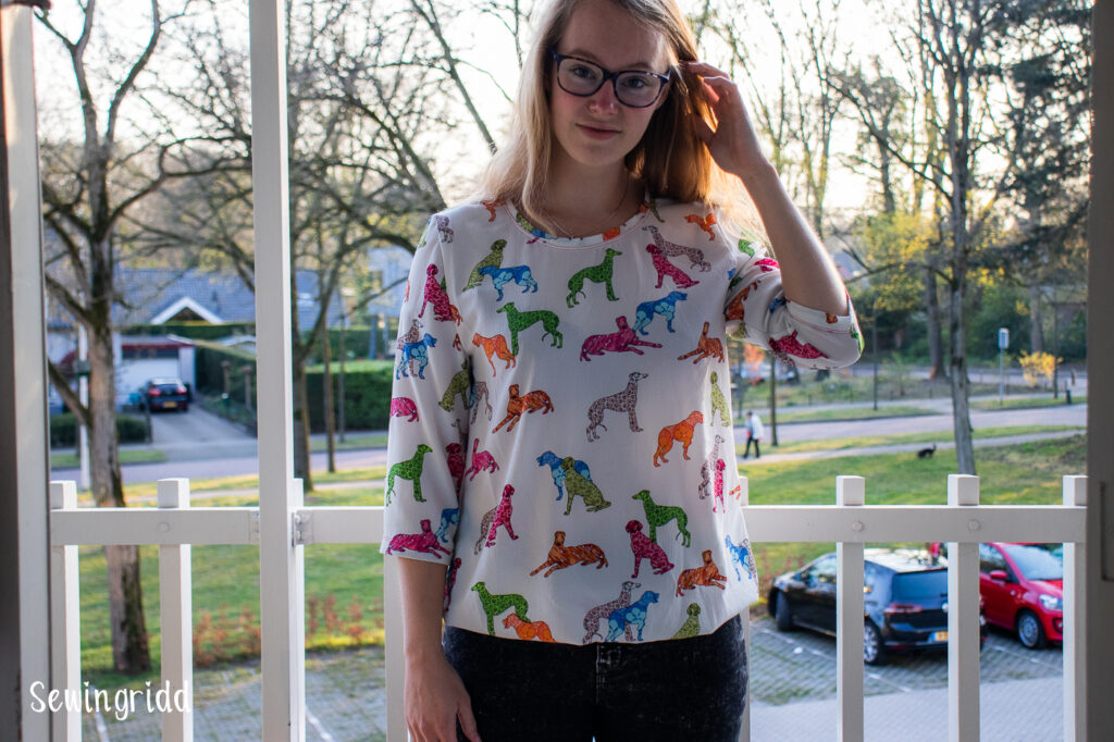 Springy blouse sewn by Sewingridd, pattern by My Image #16