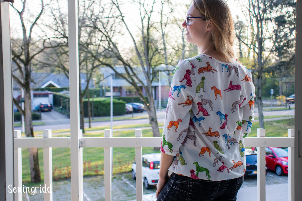 Springy blouse sewn by Sewingridd, pattern by My Image #16