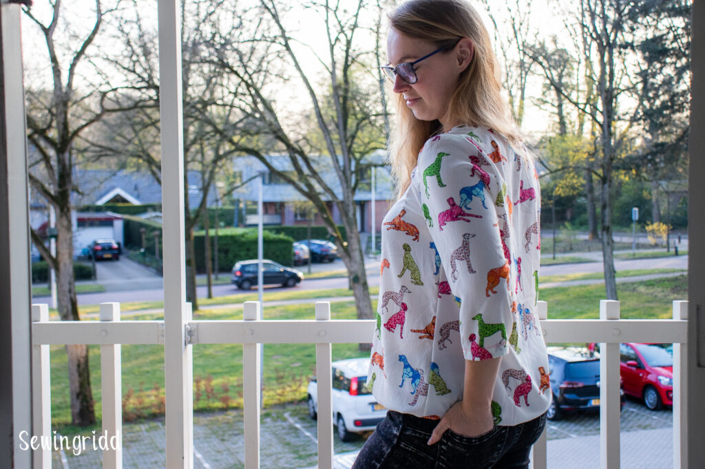 Springy blouse sewn by Sewingridd, pattern by My Image #16
