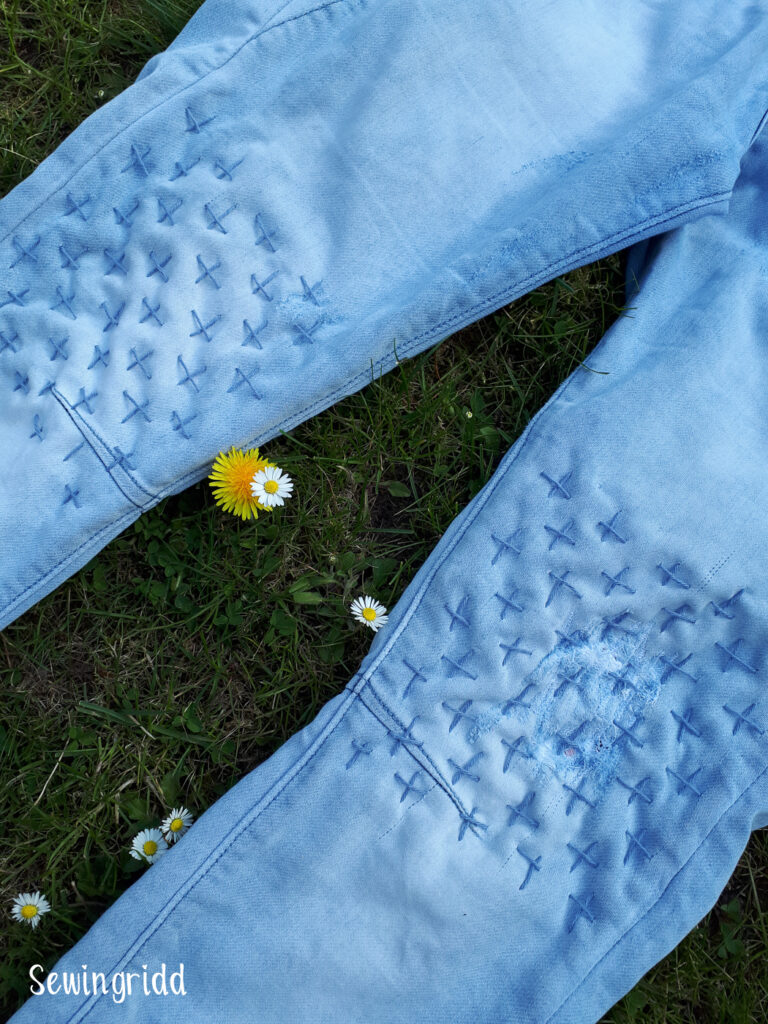An Easier Way to Patch Jeans for Kids - Melly Sews