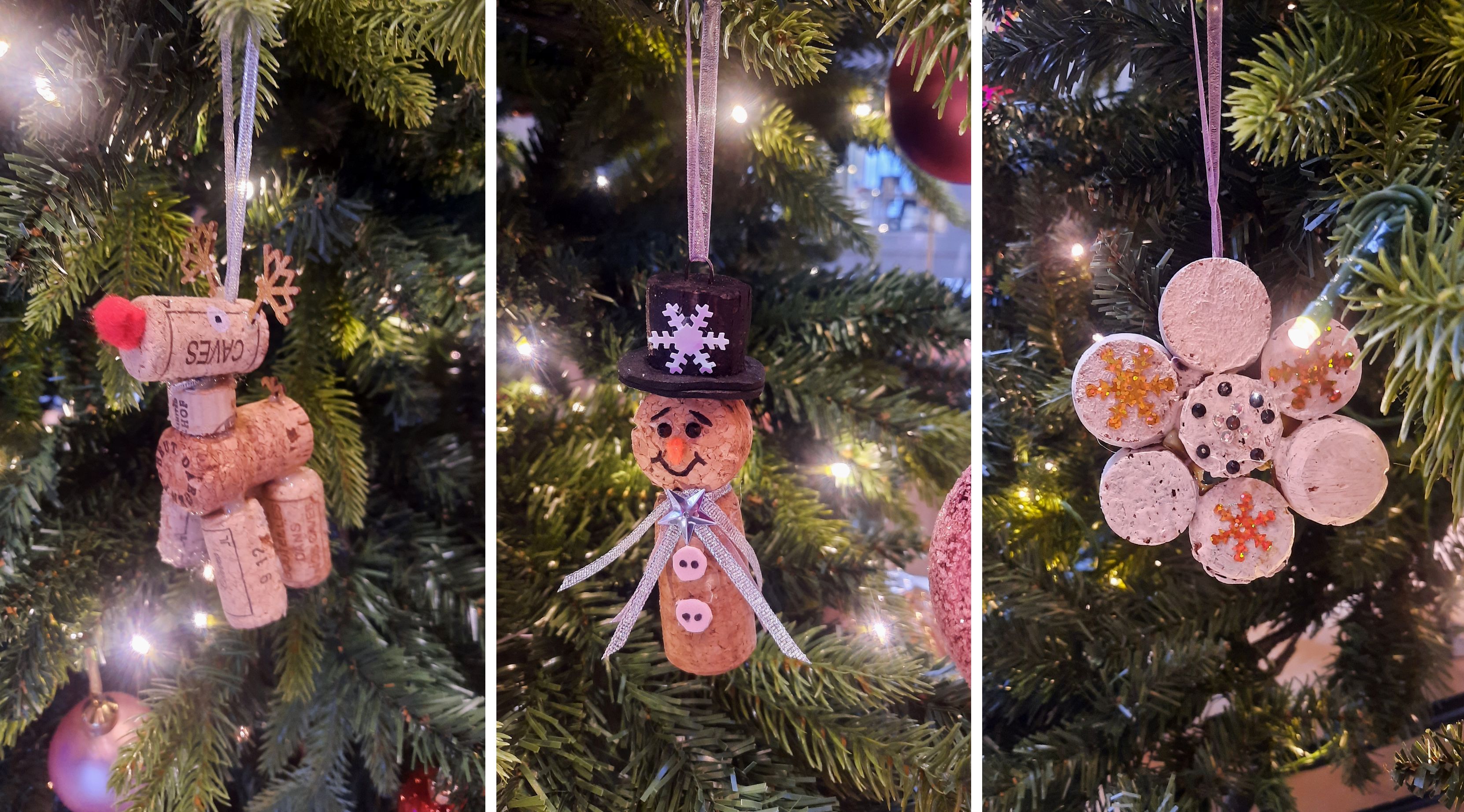 Knutselen met kurken voor kerst Sewingridd